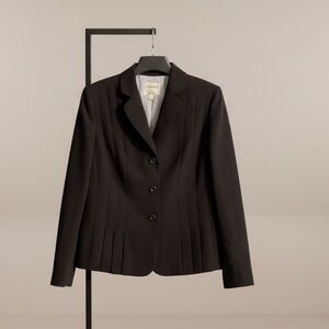 Black LE SUIT Collections SZ 10 Women's Dress Suit Business Blazer VTG Workwear